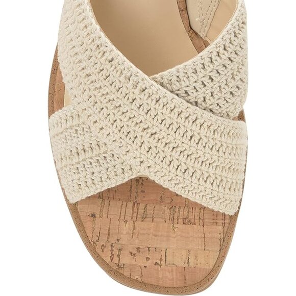 NEW Jessica Simpson Ediza Crochet Platform Sandal in Off White Sz. 11 - Picture 4 of 7